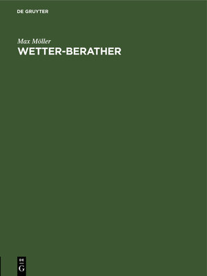 cover image of Wetter-Berather